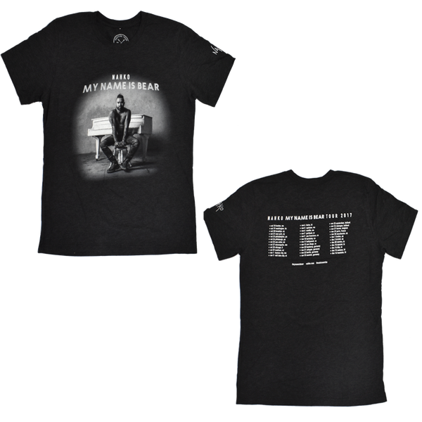 My Name Is Bear Tour Dark Grey T-Shirt
