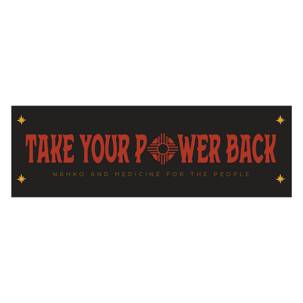 Take Your Power Back Bumper Sticker