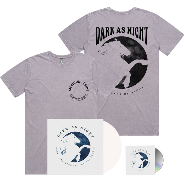 Dark as Night 10th Anniversary T-Shirt + CD + Vinyl Bundle